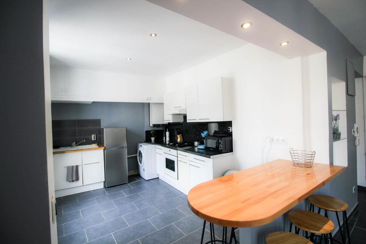 Appartement calme et spacieux, Cité et ville à pied, WIFI, 2 chambres, 3 lits Carcasona Exterior foto
